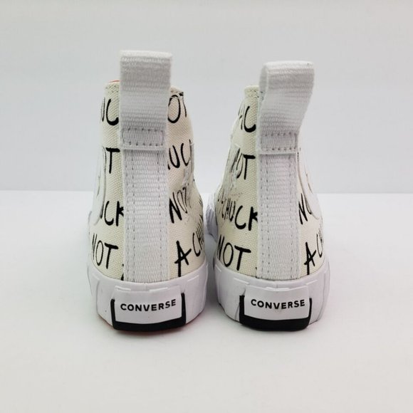 Converse Untilted Hi "Not a Chuck". Brand New. Big Kids Size: 1y - 3y. - Picture 7 of 10
